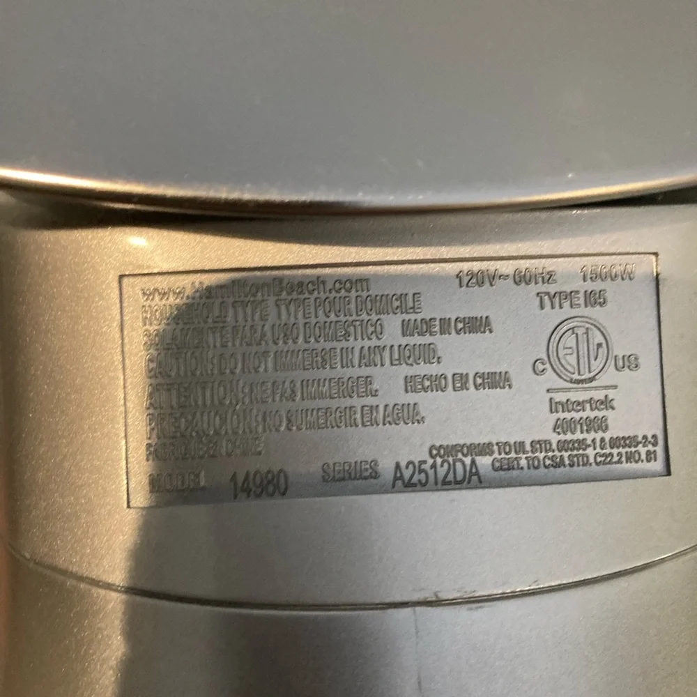 Hamilton Beach Iron - Picture 2 of 5